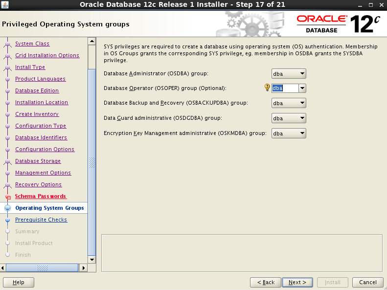 Specify Operating System groups